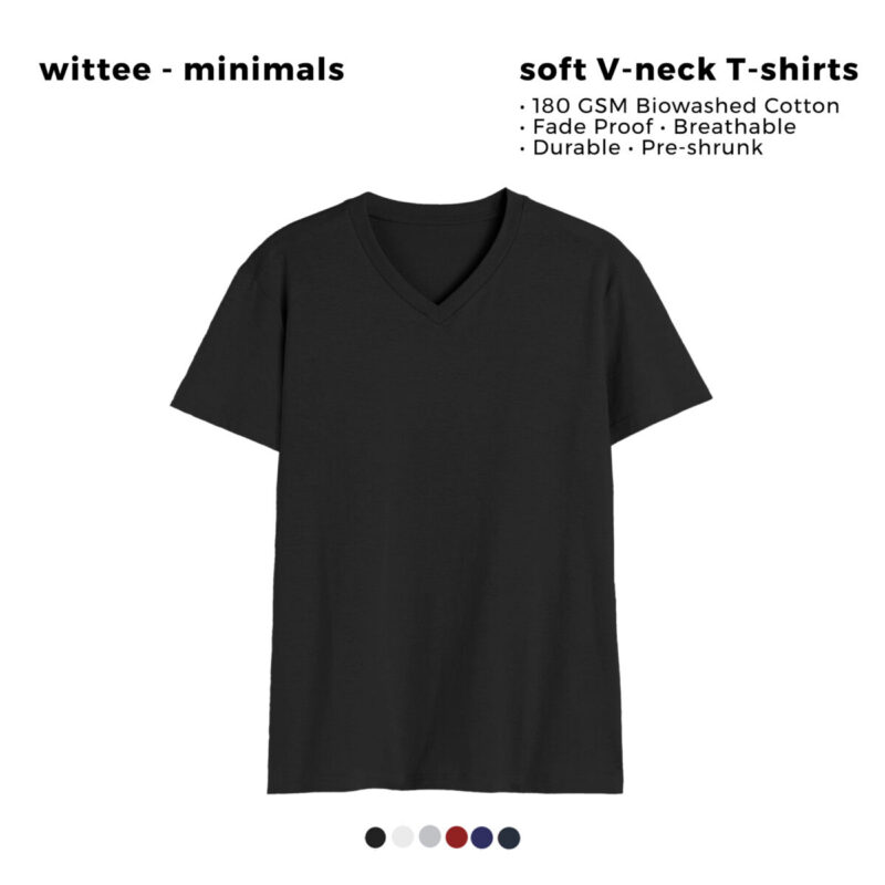 black vneck
