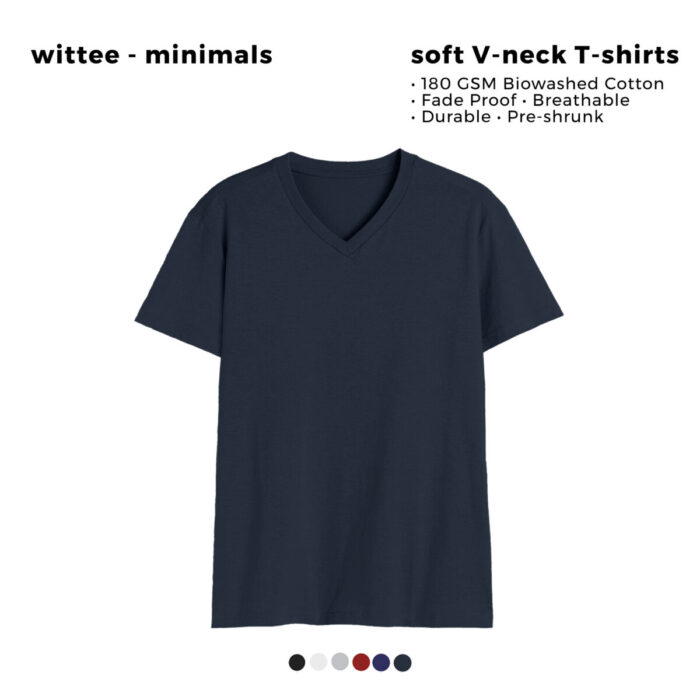 navy vneck