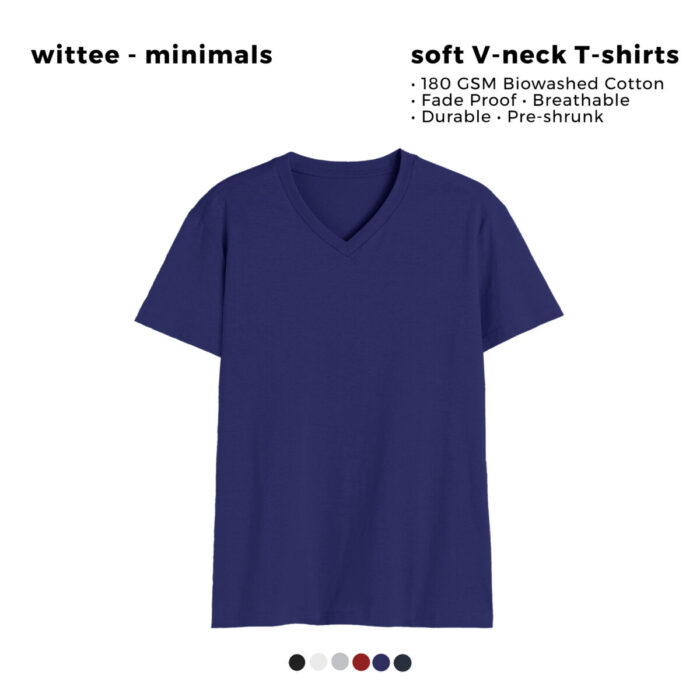 royal blue vneck