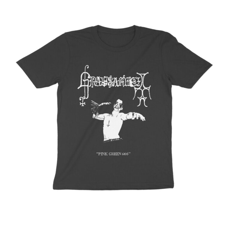 grausamkeit t shirt pink green 666