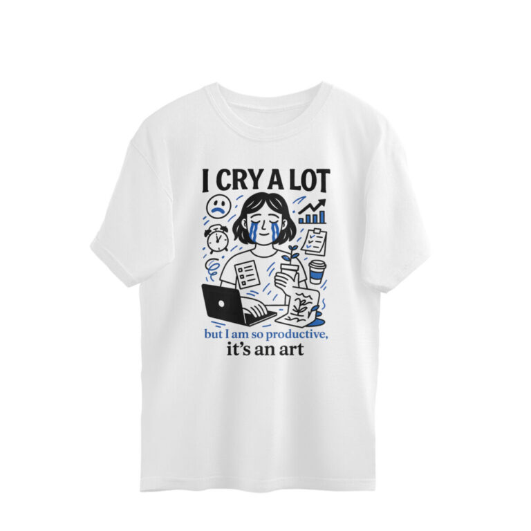 swiftie oversized t shirt i cry a lot