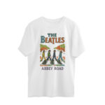 the beatles oversized t shirt abbey road doodle