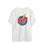 twisted logo oversized t shirt rum coke