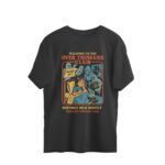 overthinking club oversized t shirt retro comic art