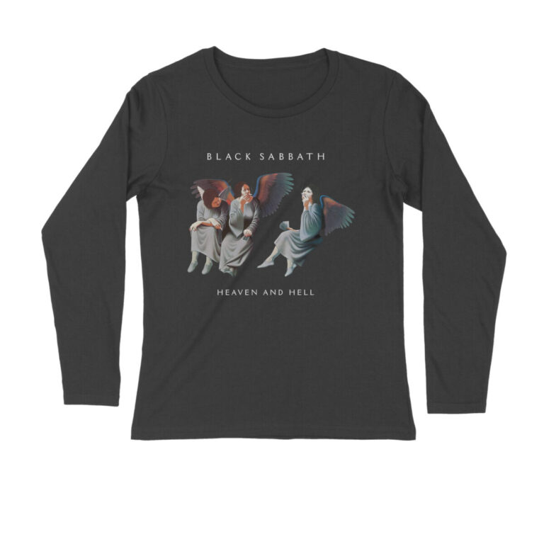 black sabbath full sleeves t shirt heaven and hell