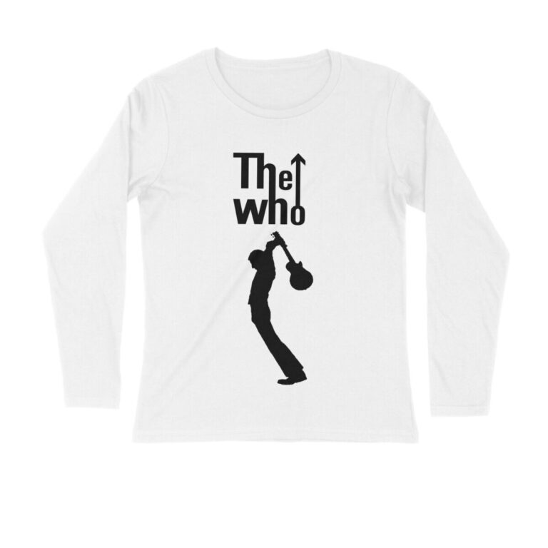 the who full sleeves t shirt minimal