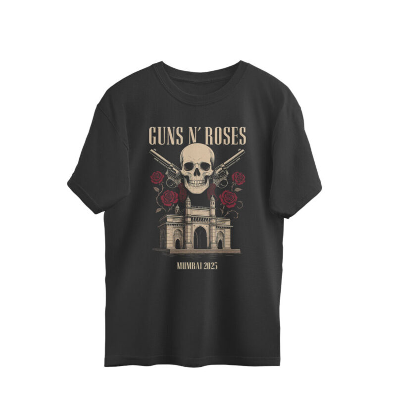 Guns N Roses Oversized T-shirt | Mumbai Unofficial - Wittee