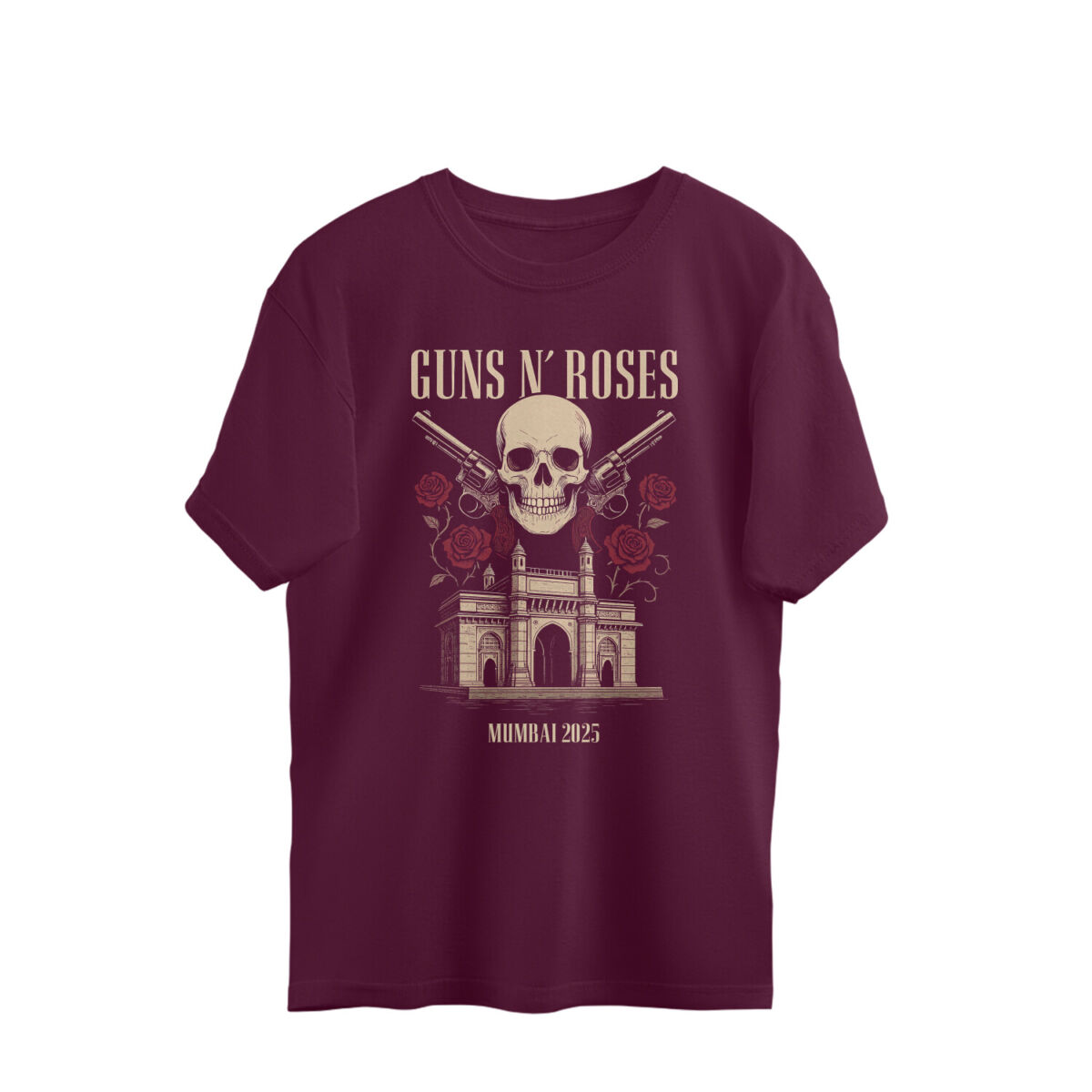 Guns N Roses Oversized T-shirt | Mumbai Unofficial - Wittee