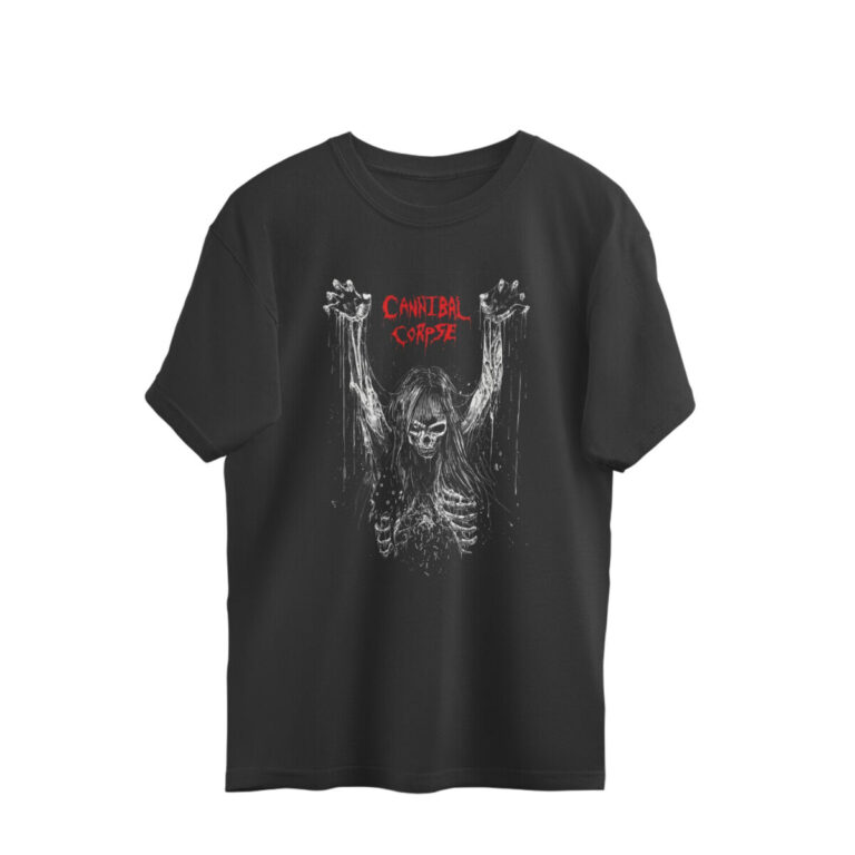 cannibal corpse oversized t shirt undead awakening