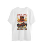 carlos sainz oversized t shirt doodle art