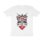 arsenal fan t shirt we love you