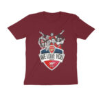 arsenal fan t shirt we love you