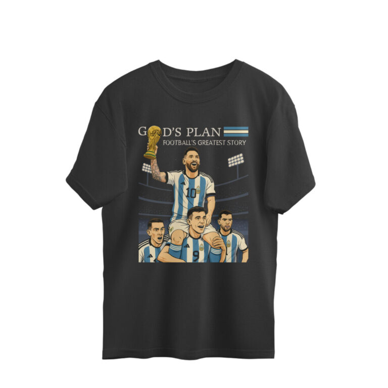 lionel messi oversized t shirt | god's plan