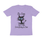 i'm fine t shirt cat