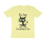 i'm fine t shirt cat