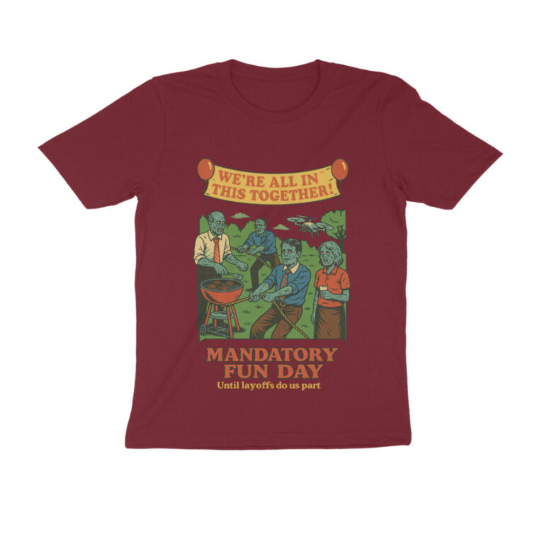 corporate funny t shirt mandatory funday