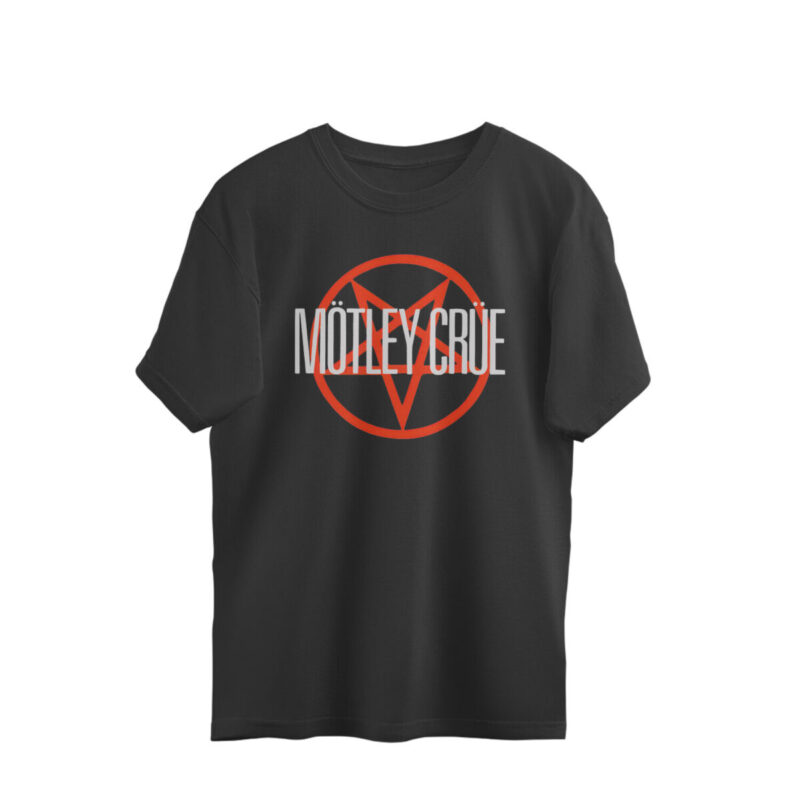 motley crue oversized t shirt minimal