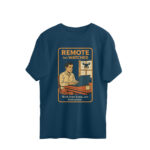 work from home oversized t shirt remote but watched