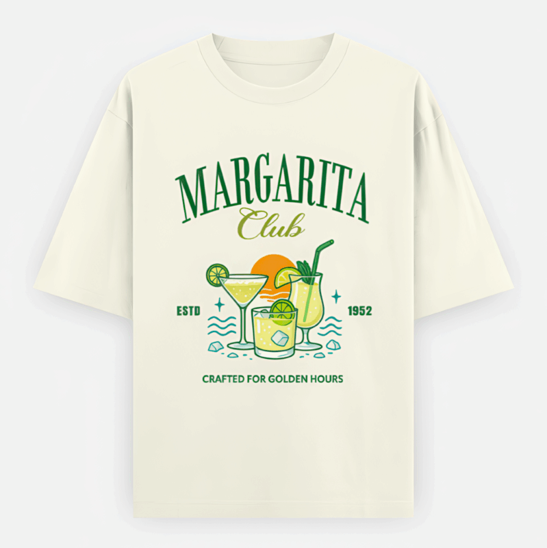 cocktail club oversized t shirt | margarita club