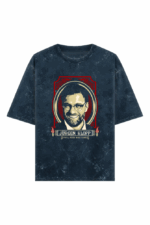 jurgen klopp tribute acid wash oversized t shirt | portrait