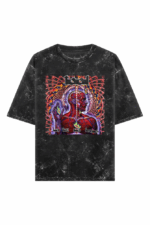 prog metal washed oversized t shirt