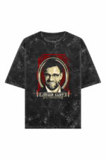 jurgen klopp tribute acid wash oversized t shirt | portrait
