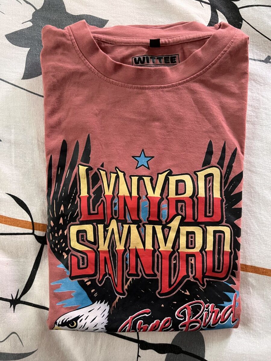lynyrd skynyrd oversized t shirt free bird
