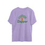 twisted logo oversized t shirt | dabur dapper