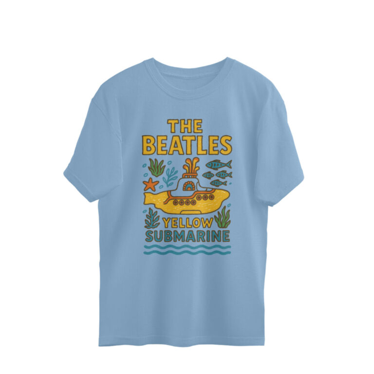 the beatles oversized t shirt yellow submarine