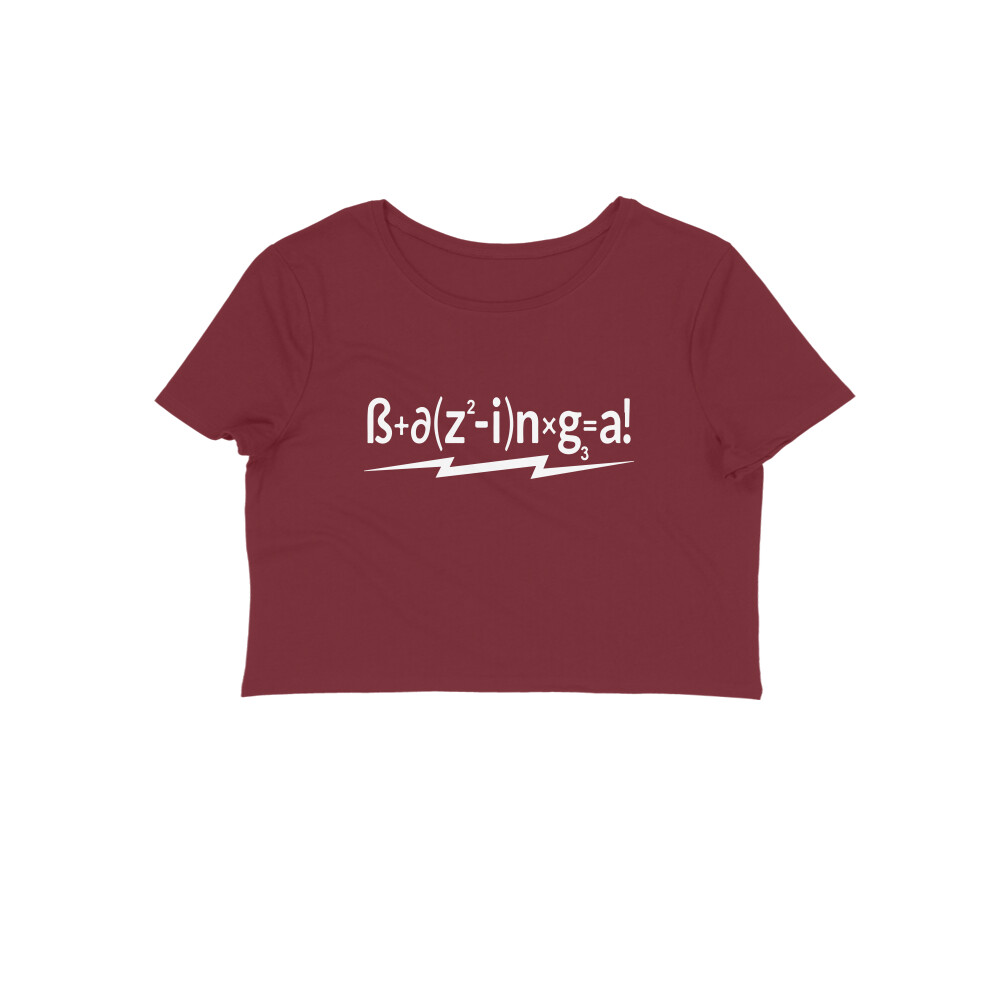 front-684976fd1ec1d-Maroon_L_Women_Crop_Top.jpg the big bang theory crop top | bazinga