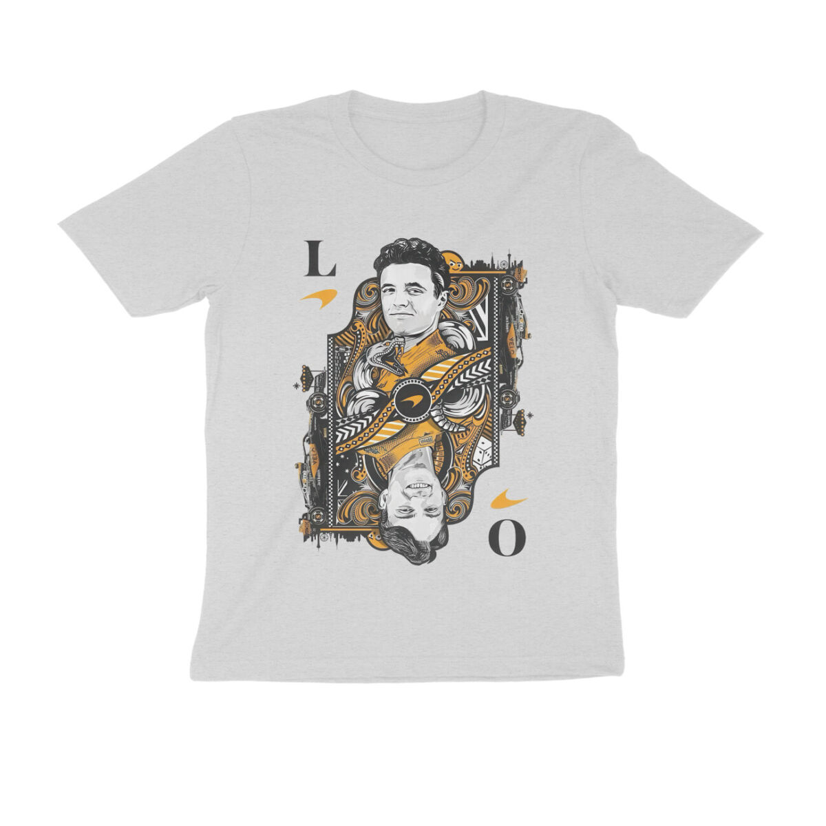 front-6849b9774c912-Melange_Grey_S_Men_Round.jpg formula 1 t shirt oscar and lando