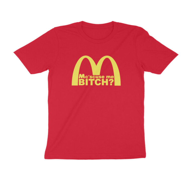 twisted logo t shirt mc'scuse me