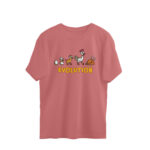 funny oversized t shirt chicken evolution