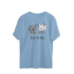 cute oversized t shirt rock n roll