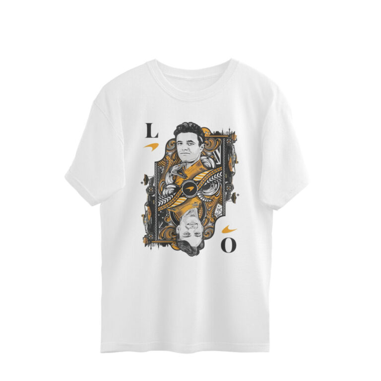 formula 1 oversized t shirt oscar and lando