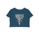 nirvana crop top in utero cracked