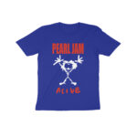 pearl jam kids t shirt (8 14 years) | alive