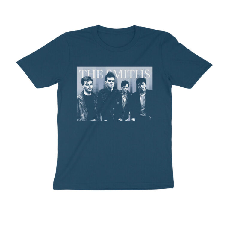 the smiths t shirt band members halftone