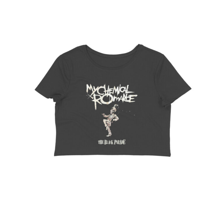 my chemical romance crop top black parade