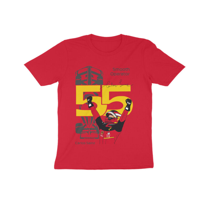 carlos sainz kids t shirt (8 14 year old)