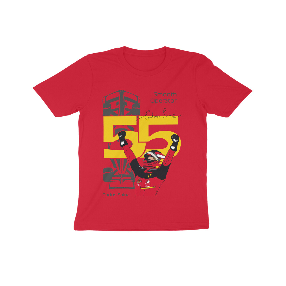front-685bcf5770c9e-Red_8_Kids_Half_Sleeve_Round_Neck_Tshirt.jpg carlos sainz kids t shirt (8 14 year old)