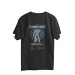 linkin park oversized t shirt (both sides printed) meteora