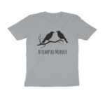 attempted murder of crows t shirt english word pun