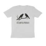 attempted murder of crows t shirt english word pun