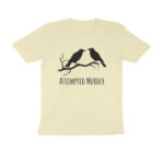 attempted murder of crows t shirt english word pun
