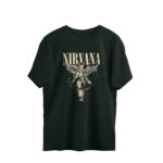 nirvana oversized t shirt cracked design