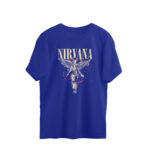 nirvana oversized t shirt cracked design