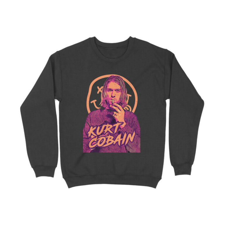 nirvana sweatshirt kurt cobain