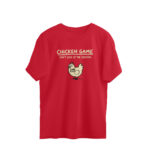 chicken game oversized t shirt game over