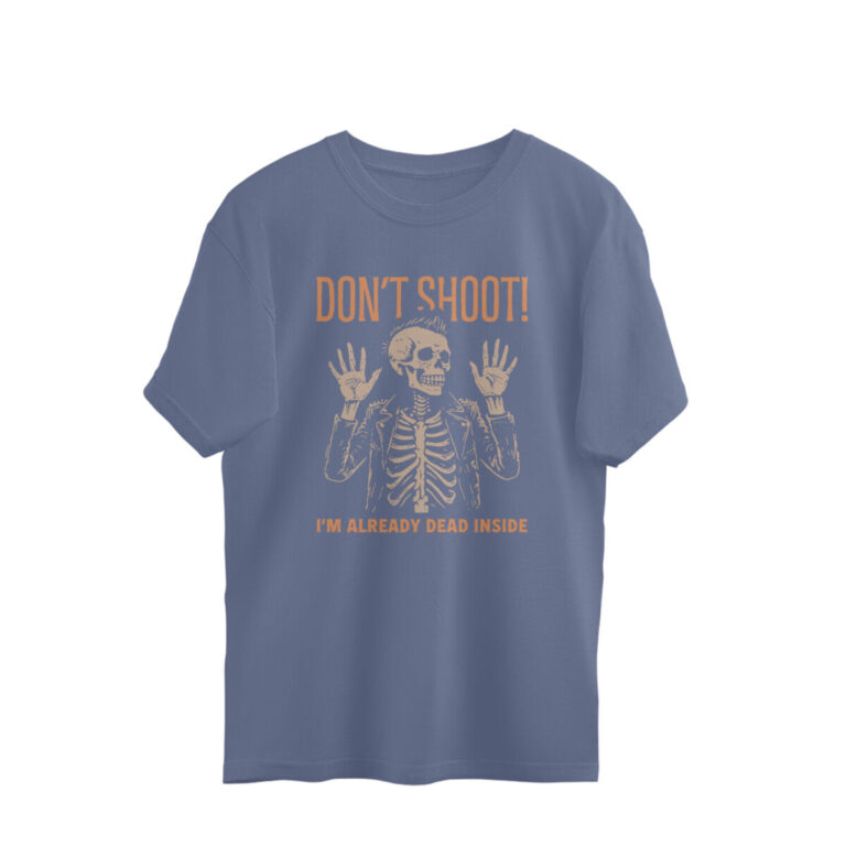 dead inside funny oversized t shirt